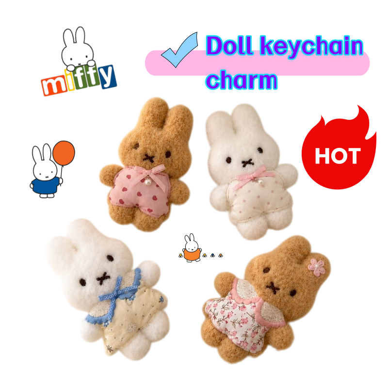 Staedtler Pencil Lumocolor - Gantungan Kunci Boneka Kelinci Miffy Baru,