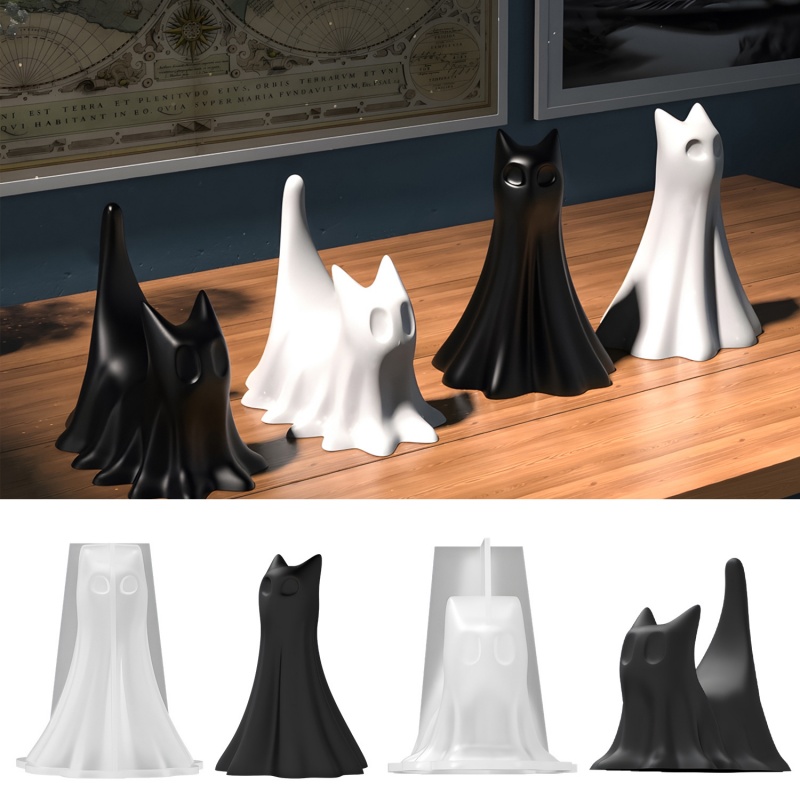 Candle Making Factory - Cetakan Silikon Plester Ornamen Desktop Halloween