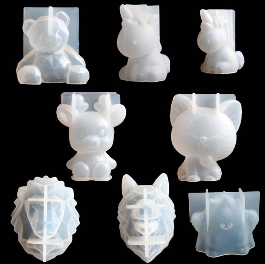 Candle Making Factory - Transparan Unicorn Silikon Epoxy Resin Cetakan