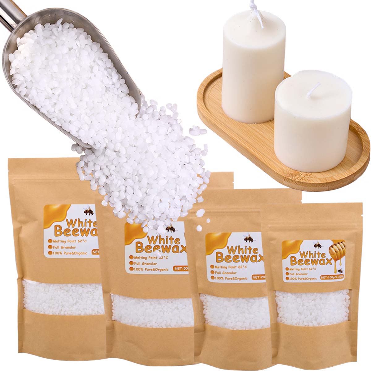 Candle Making With Beeswax - Lilin Lebah Putih Bahan Lilin Beraroma