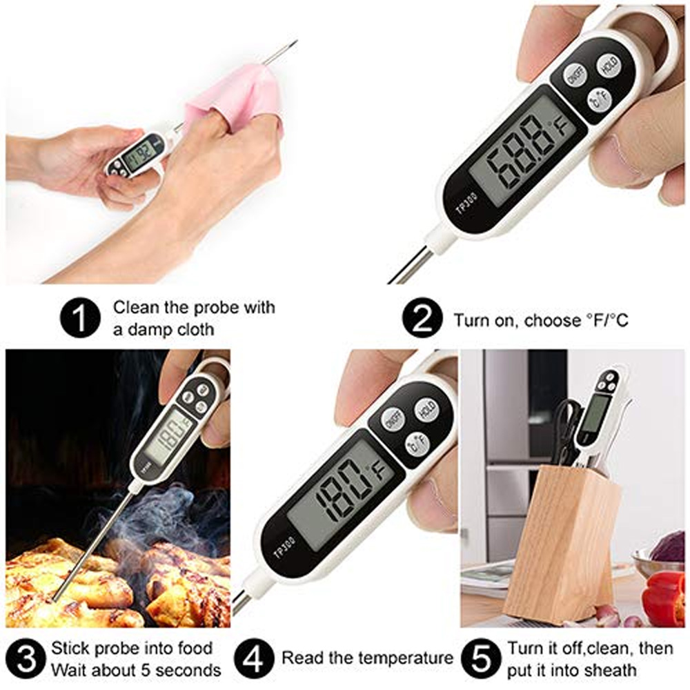 Thermometer Candy Candle - Termometer Makanan Digital Desain Baru dengan