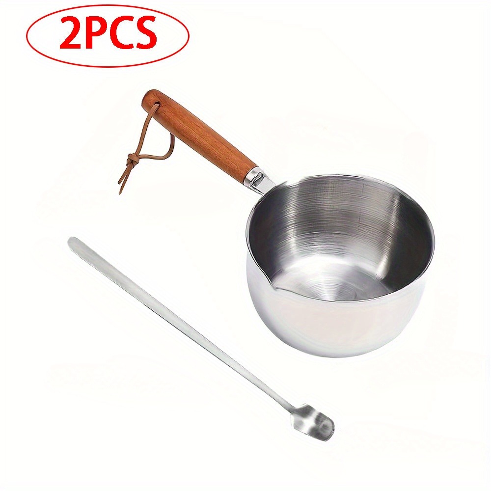 Candle Making Kit Wholesale - 2PCS/SET Panci Pelebur Lilin dengan Gagang