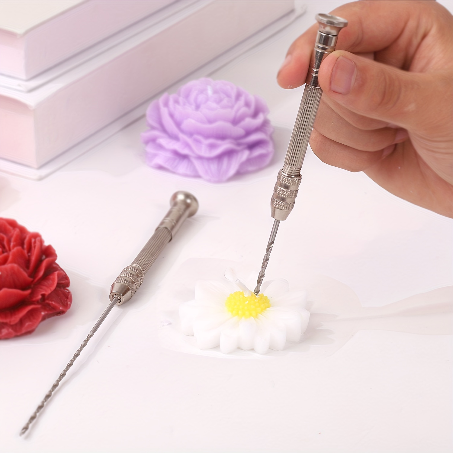 Candle Making Kit For Kids - Satu set alat pelubang lilin dengan