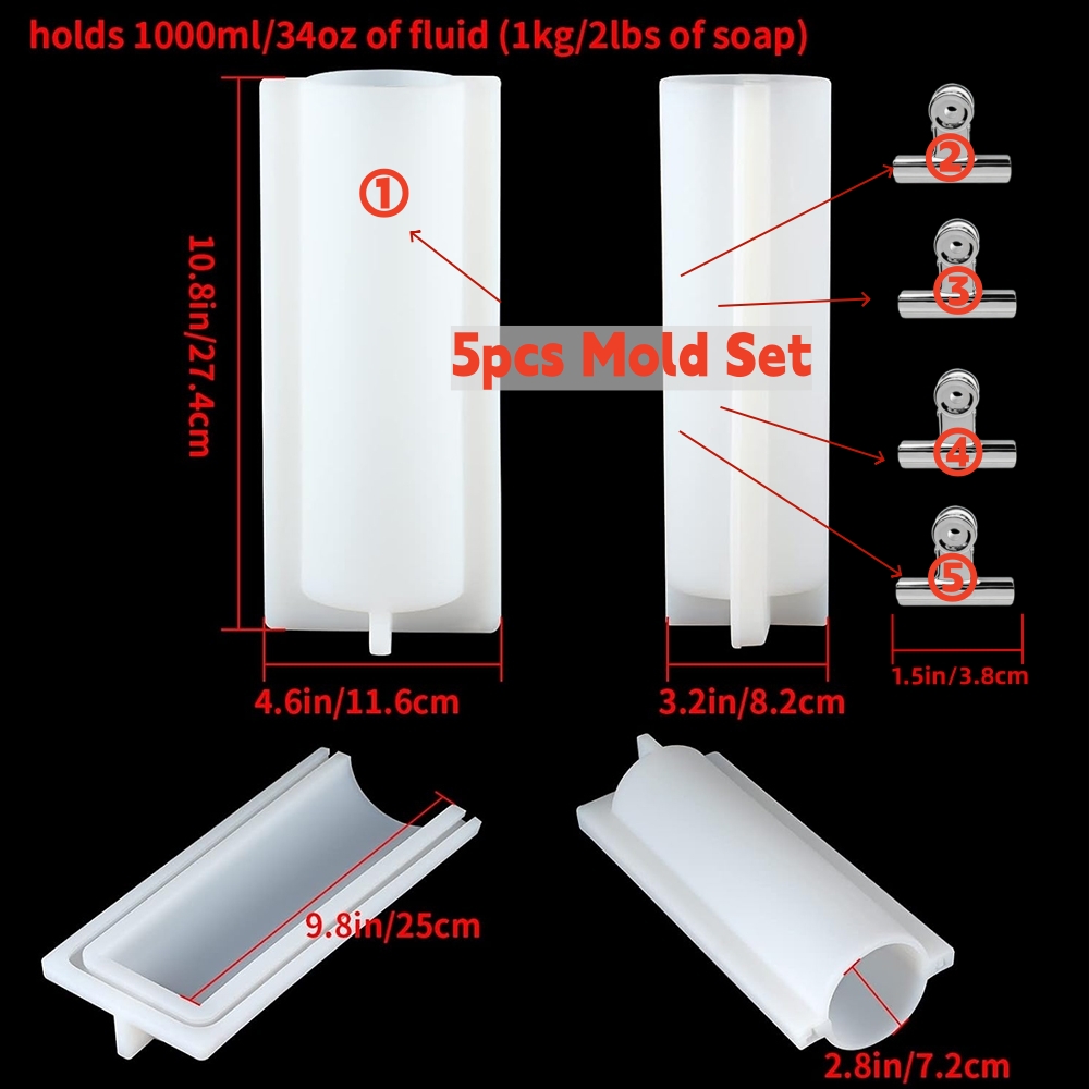 Cetakan Sabun Silinder Besar d - Candle Making Factory ulasan dan harga
