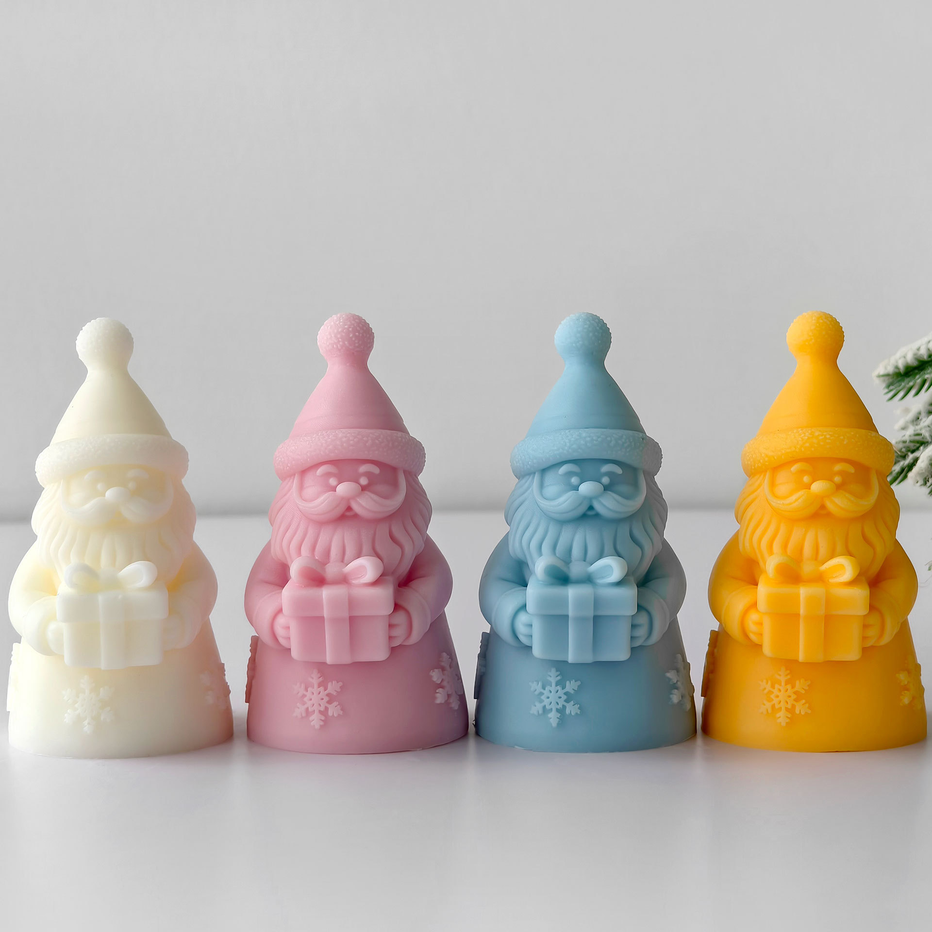 Kotak Hadiah Santa Klaus Cetak - Candle Making Video ulasan dan harga