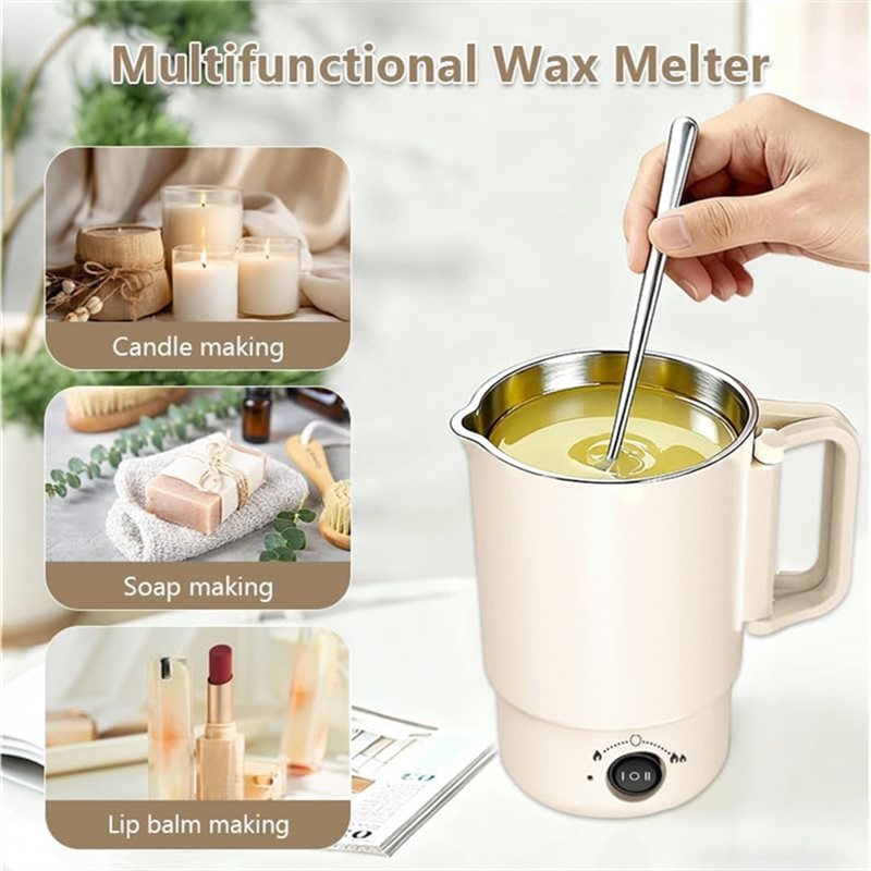 A47U Kit Panci Pelebur Lilin E - Candle Making Kit For Beginners ulasan dan harga