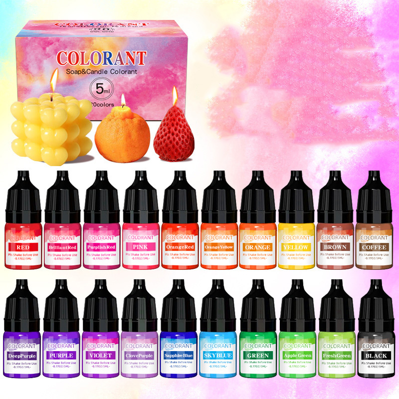 20 warna pewarna lilin pigmen  - Candle Making Kit For Kids ulasan dan harga