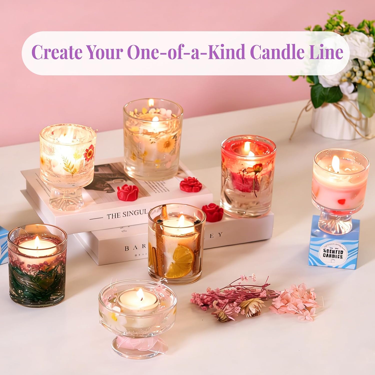 Kit Pembuatan Lilin DIY 2-in-1 - Candle Making Kit For Beginners ulasan dan harga