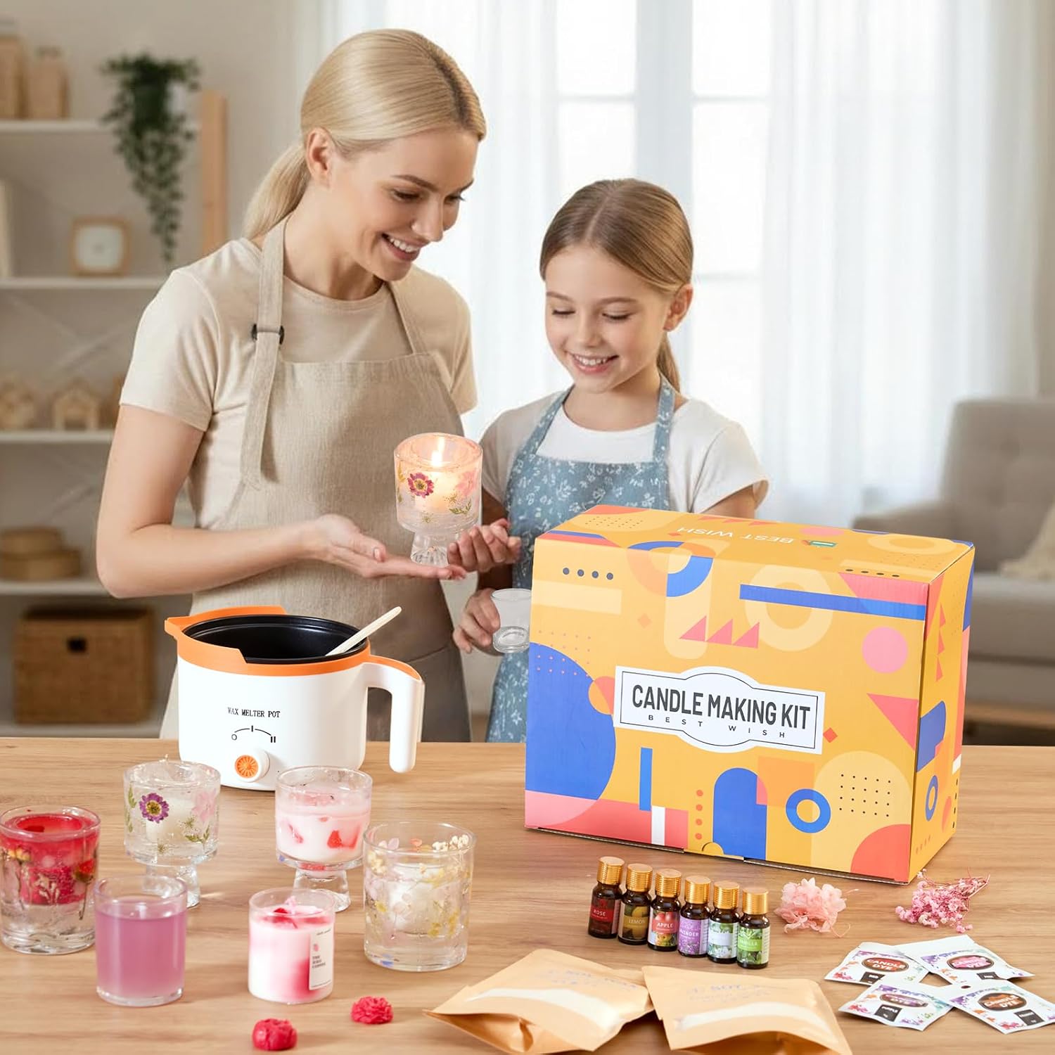 Kit Pembuatan Lilin DIY 2-in-1 - Candle Making Kit For Beginners ulasan dan harga