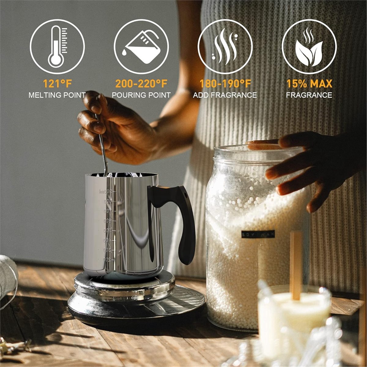 Perlengkapan Pembuatan Lilin u - Candle Making Kit For Beginners ulasan dan harga