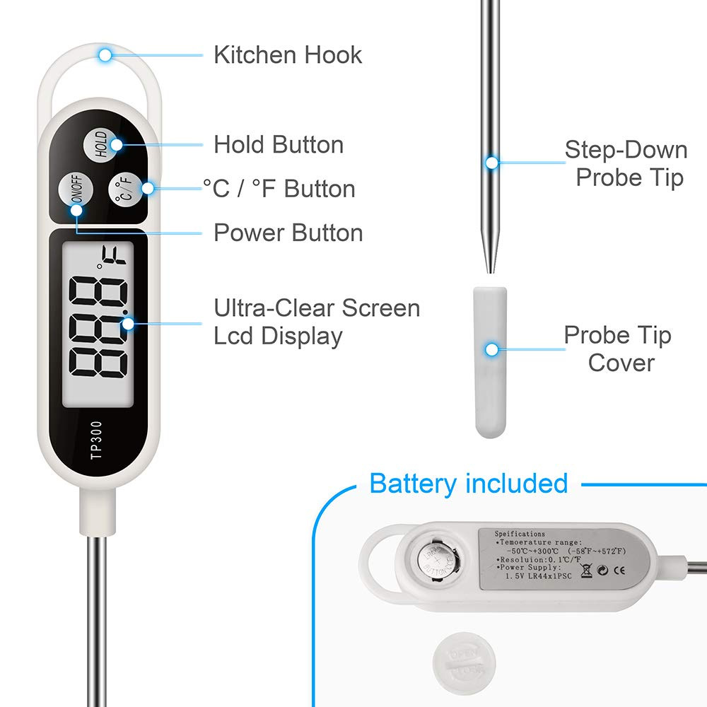 Termometer Makanan Digital Des - Thermometer Candy Candle ulasan dan harga