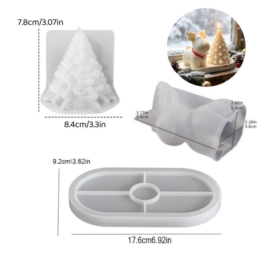 Cetakan Silikon Tanah Liat Set - Candle Making Kit Wholesale ulasan dan harga