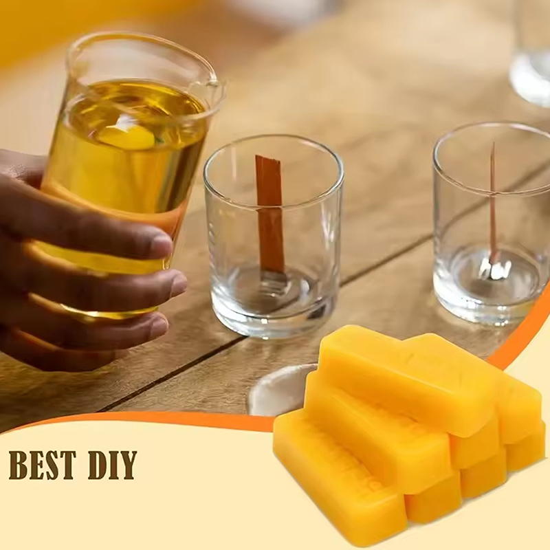 Penjualan Panas 4/8pcs Blok Li - Candle Making With Beeswax ulasan dan harga